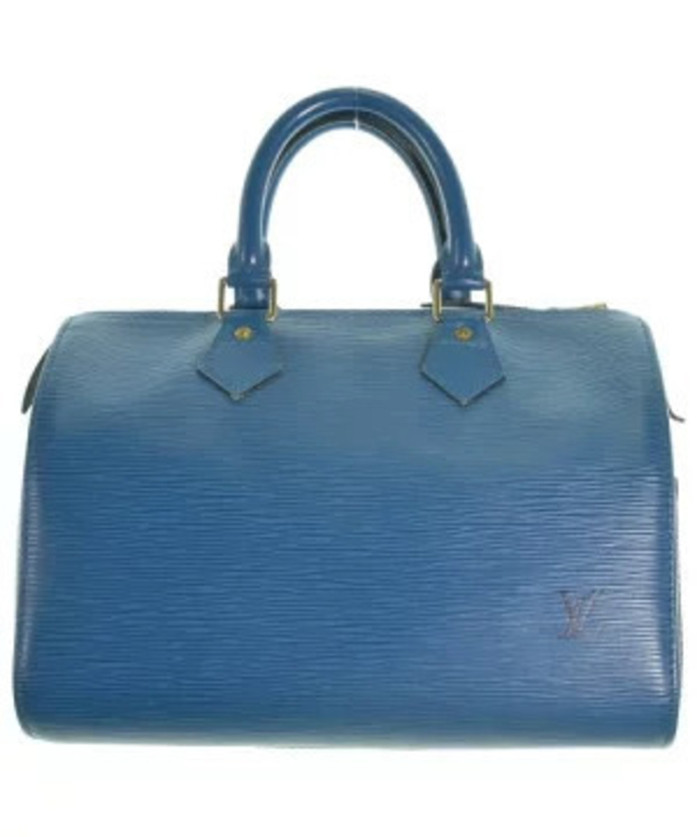 Louis Vuitton Speedy handbag blue Epi leather